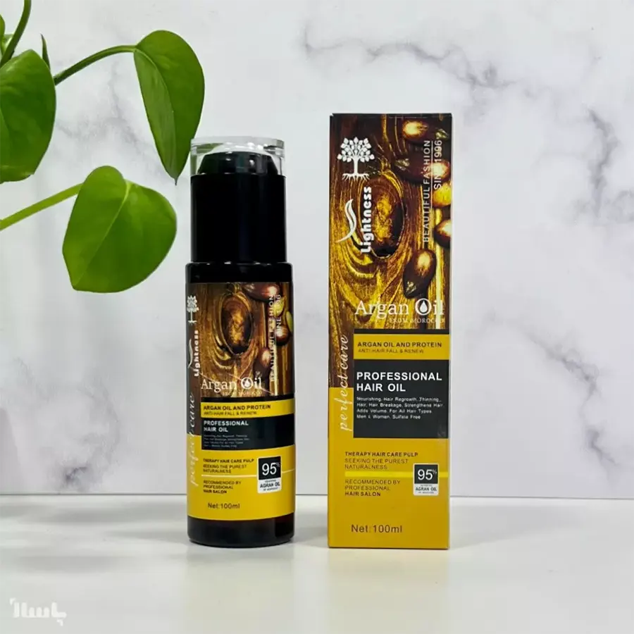 روغن مو آرگان لایتنس ۱۰۰میل مراکشی  اورجینال