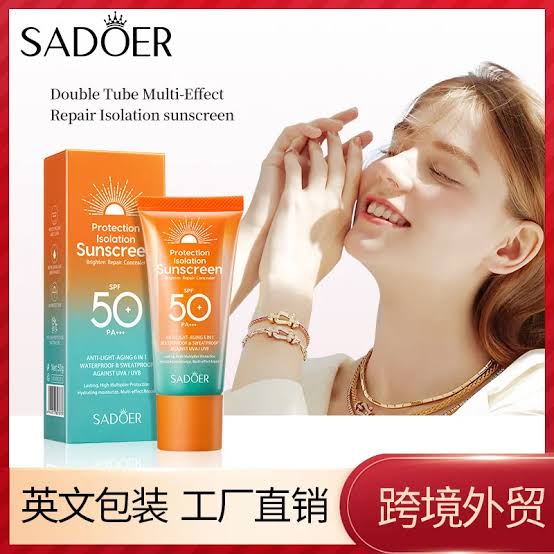 کرم ضد آفتاب تیوپی بی نگ چند منظوره ۵۰spf سادور اورجینال